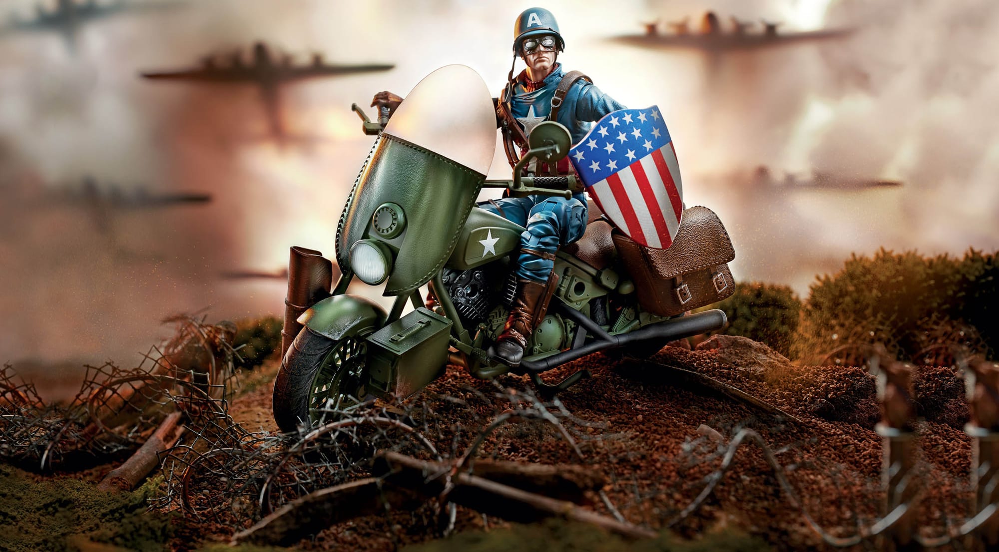 Captain America Bike