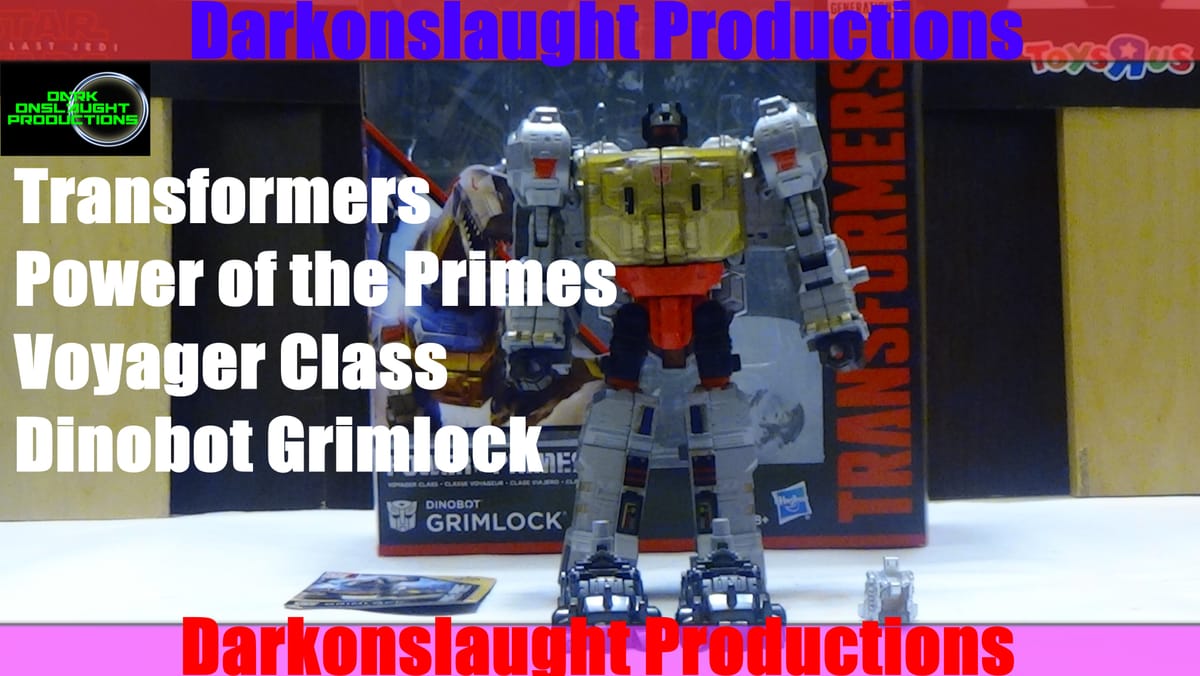 Review: Transformers Power of the Primes Voyager Class Dinobot Grimlock