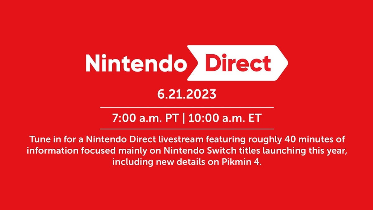 June 2023 Nintendo Direct Streamed