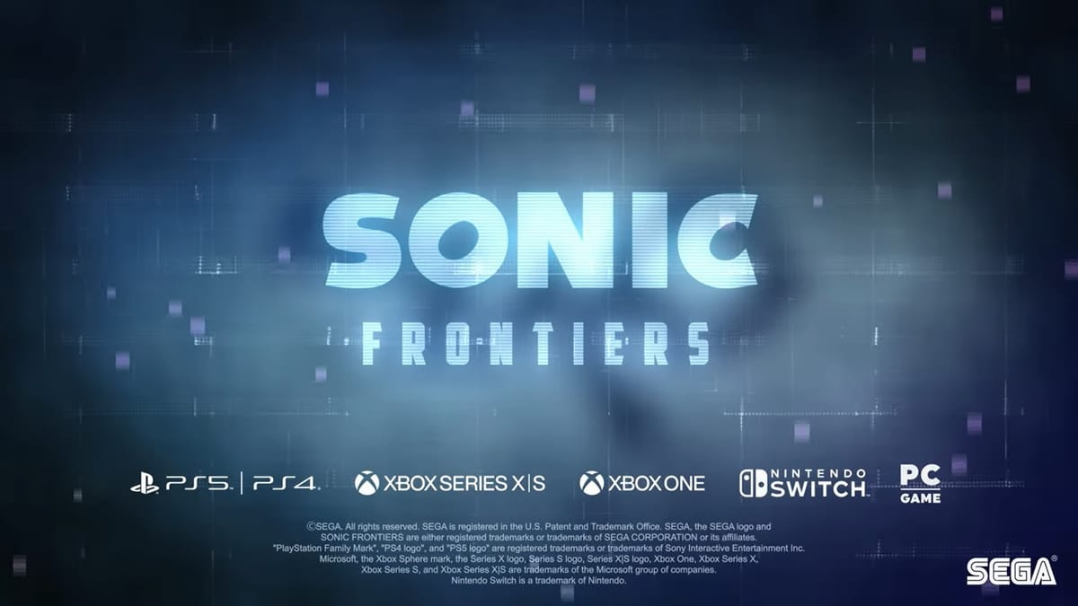 Sonic Frontiers Overview Trailer Streamed