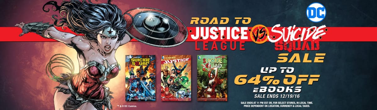Comixology Sale: Justice League Vs Suicide Squad