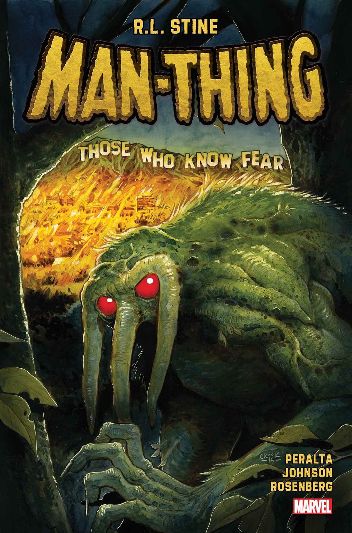 R.L. Stine to Write Marvel's Man-Thing Comics