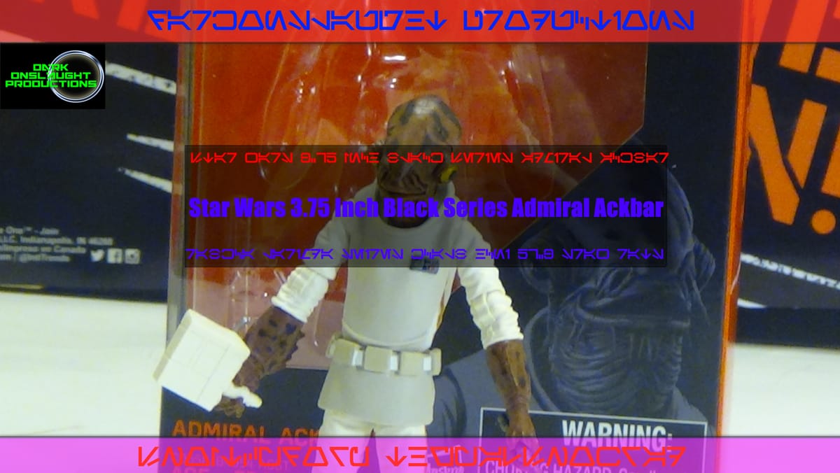 Review: Star Wars 3.75 Inch Black Series Admiral Ackbar