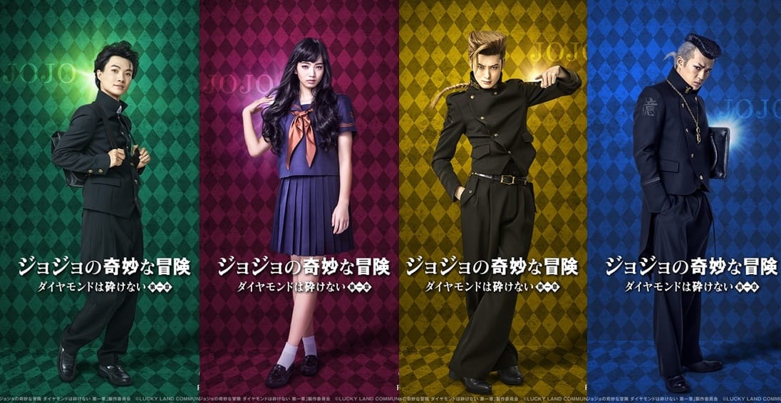 Live-Action Jojo’s Bizarre Adventure Character Trailers Streamed