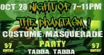 Events: Night of the Phantasm Costume Party, October 28