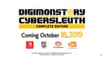 Digimon Story Cyber Sleuth: Complete Edition Announced
