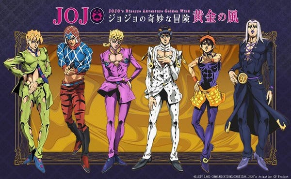 Jojo’s Bizarre Adventure Part 5: Golden Wind Anime Adaptation Announced