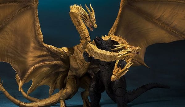 Official Images: S.H.MonsterArts Godzilla (2019) & King Ghidorah (2019)