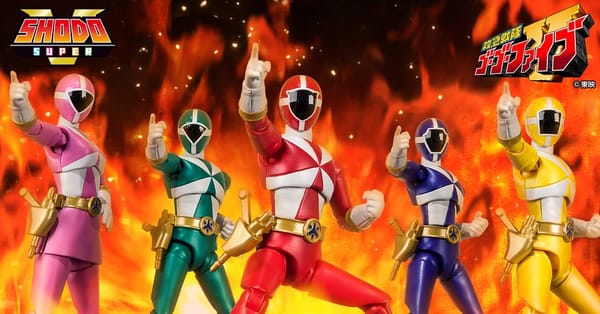 [Official Images] SHODO Super Kyukyu Sentai GoGoFive