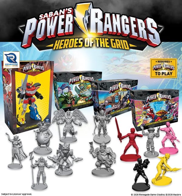Power Rangers Heroes of the Grid “Once a Ranger” Expansion Revealed