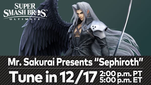 Super Smash Bros. Ultimate Sephiroth Character Presentation Streamed