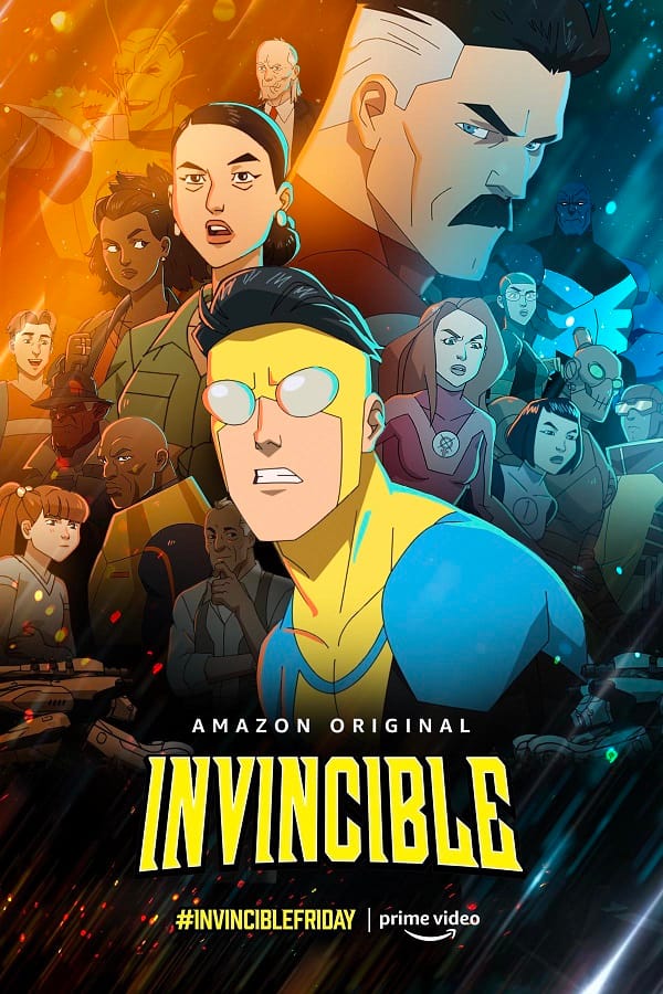 Invincible season two poster.
