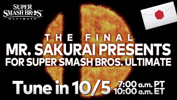 Mr. Sakurai Presents Final DLC Fighter Presentation Streamed