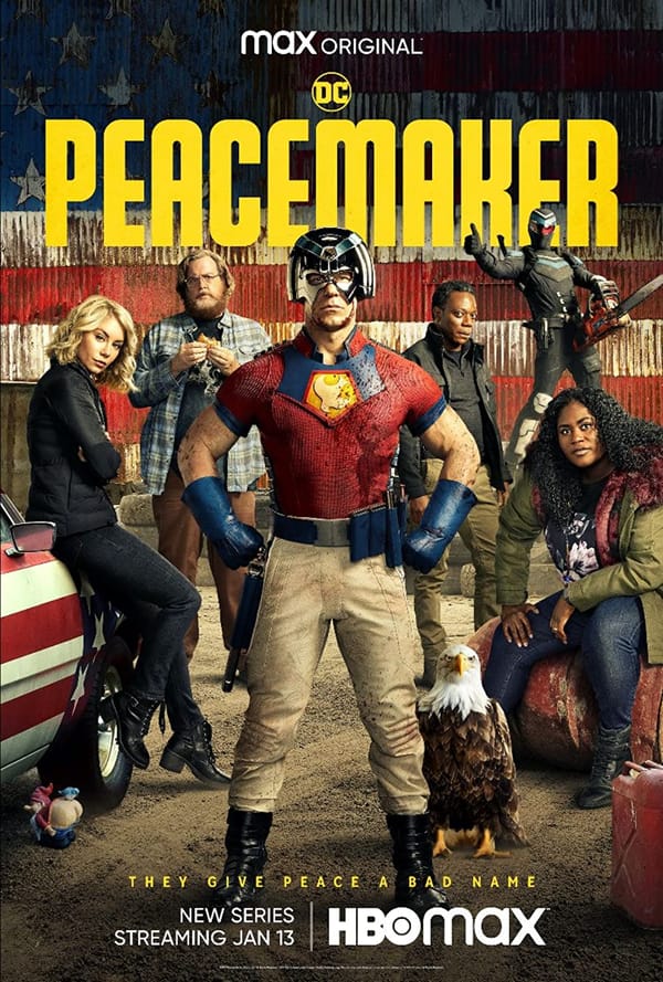 Peacemaker cast posing for picture