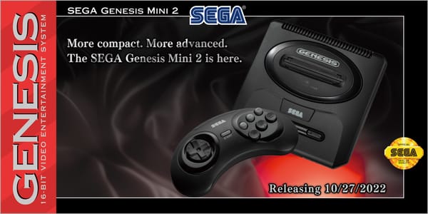 Sega Genesis Mini II to Release in North America