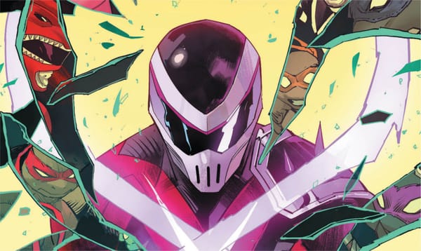 [Press Release] SHREDDER vs RANGER X in MIGHTY MORPHIN POWER RANGERS/ TEENAGE MUTANT NINJA TURTLES II #3