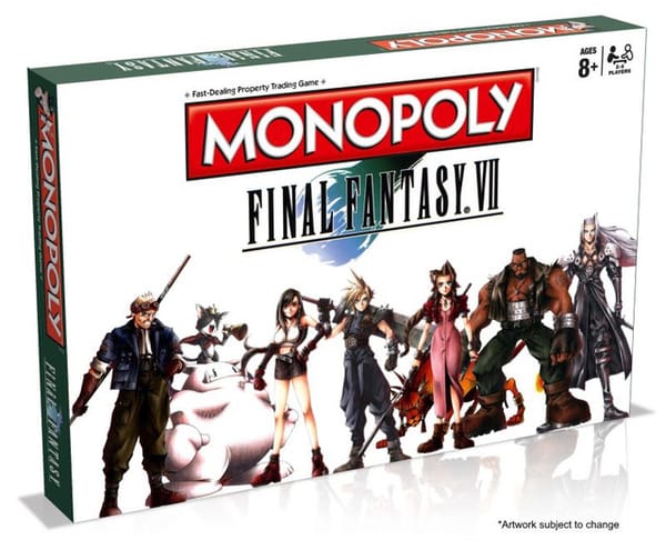 Hasbro to Release “Monopoly: Final Fantasy VII”