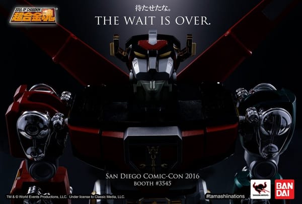 Tamashii Nations Teases Soul of Chogokin GoLion/Voltron for SDCC Reveal