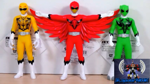 Review: Doubutsu Sentai Zyuohger – Sentai Hero Series EX: Yasei Kaihou Modes (Vinyl Figures)