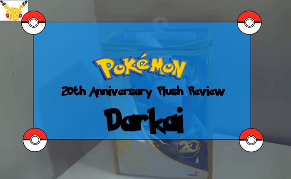 Review: Pokémon 20th Darkrai Plush