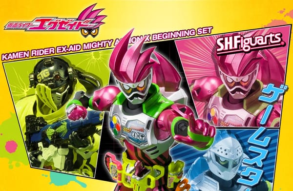 Official Images: S.H.Figuarts Kamen Rider Ex-Aid Mighty Action X Beginning Set