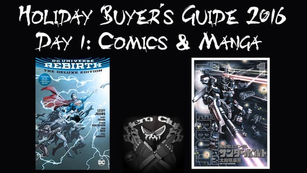 Holiday Buyers Guide 2016 – Day I: Comics & Manga