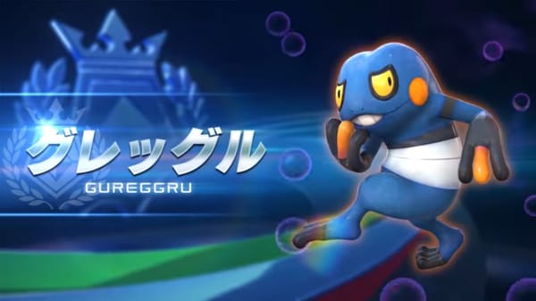 New Pokken Tournament Arcade Fighter Revealed- Croagunk