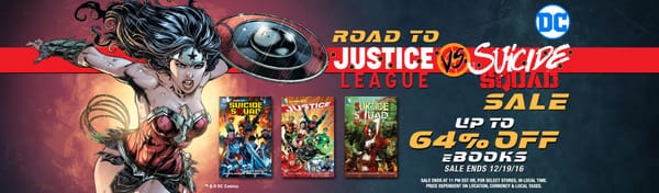 Comixology Sale: Justice League Vs Suicide Squad