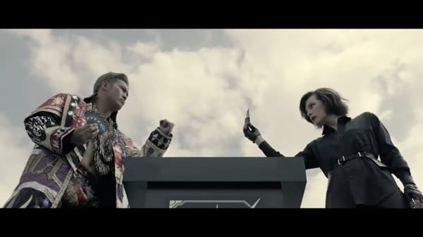 Cardfight!! Vanguard G Commercial Starring Milla Jovovich & Kazuchika Okada Streamed