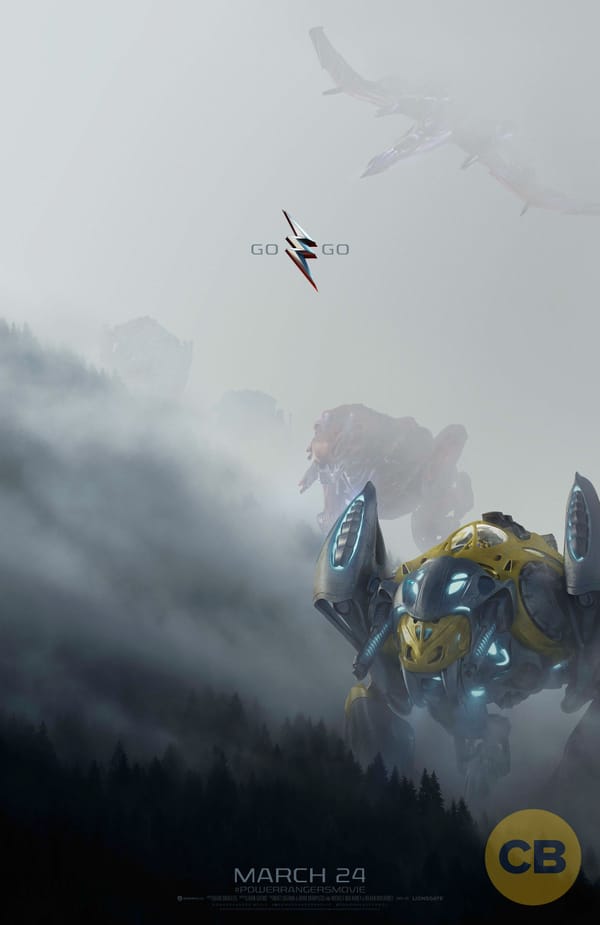 New Lionsgate Power Rangers Movie Zords Poster Revealed