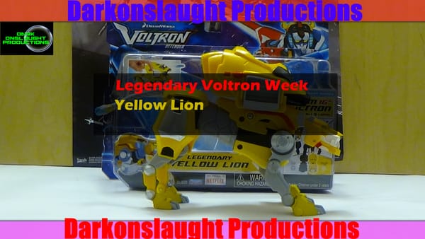 Review: Legendary Voltron Week Day Three- Yellow Lion