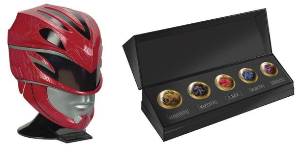 Official Images: Legacy Power Rangers Movie 2017 Red Ranger Helmet & Power Coin Set