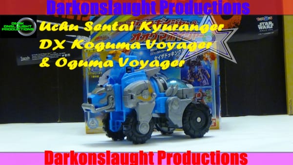 Review Uchu Sentai Kyuranger Kyutama Gattai 11 DX Koguma Voyager & Oguma Voyager