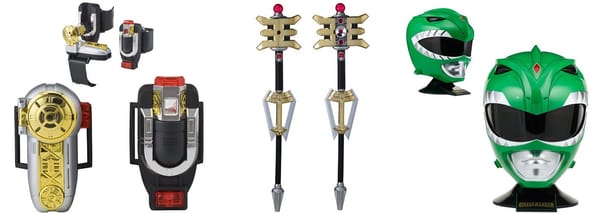 Official Images: Power Rangers Legacy Zeonizer, Gold Power Staff, & Green Ranger Helmet