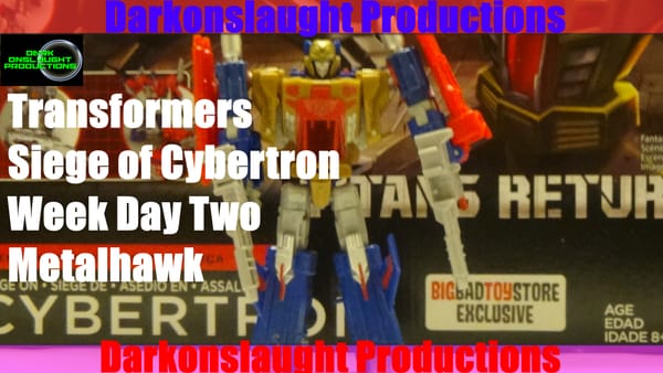 Review: Transformers Siege of Cybertron Week Day 2 Metalhawk