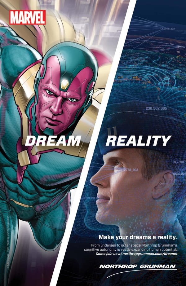 Marvel Cancels Partnership with Northrop Grumman