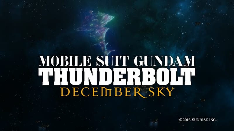 “Mobile Suit Gundam Thunderbolt DECEMBER SKY” PV English Dub Trailer Streamed