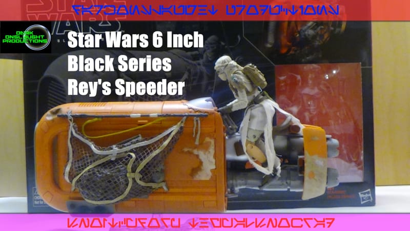 Review: Star Wars 6 Inch Black Series Rey’s Speeder