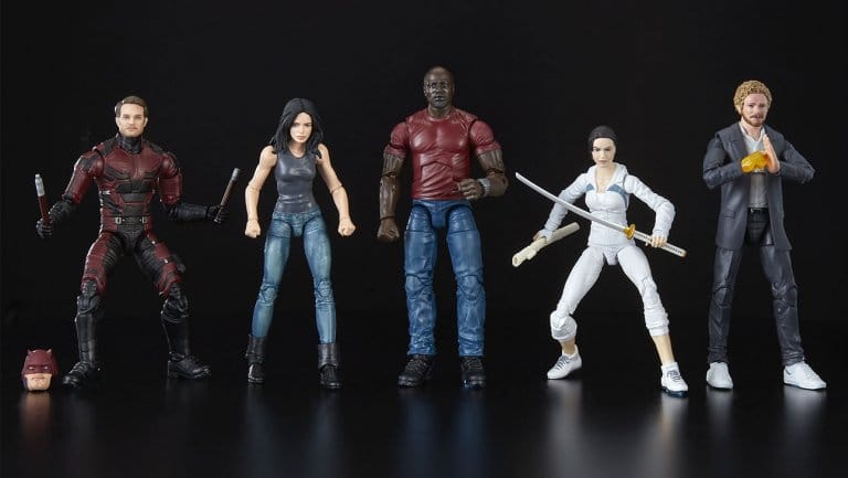 SDCC 2018: Marvel Legends Series Defenders Rail Authority 5-Pack Announced