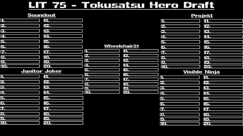 Los Ingobernables de Tokusatsu Ep 75 – The Tokusatsu Hero Draft