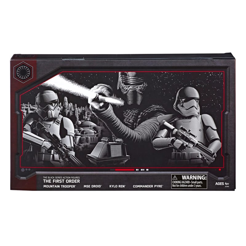 Disney Parks Exclusive Star Wars The Black Series First Order 4-Pack Revealed