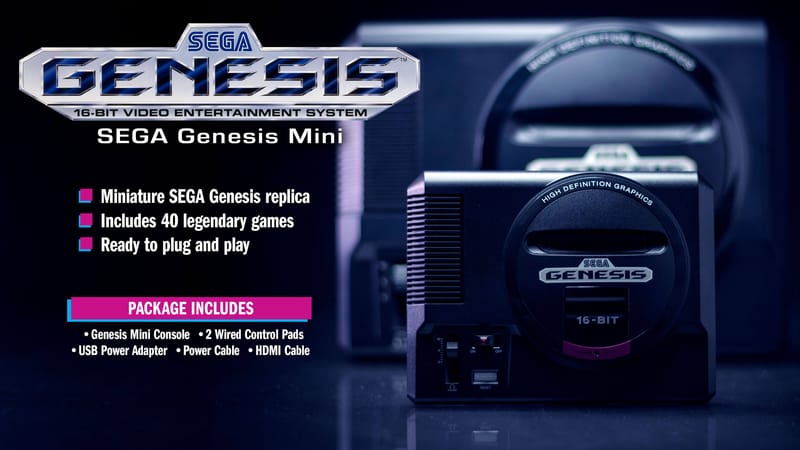 Final Sega Genesis Mini Games Revealed