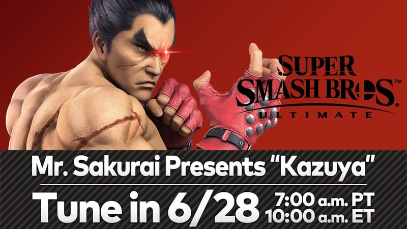 Super Smash Bros. Ultimate Kazuya Mishima Presentation Streamed