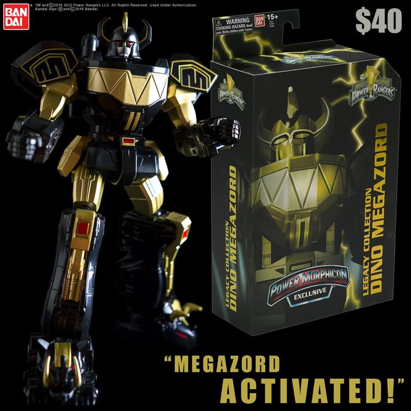 Power Morphicon 2016 Exclusive Revealed – Gold Legacy 6 Inch Dino Megazord