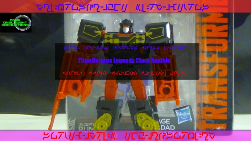 Review: Transformers Generations Titan Returns Legends Class Rumble