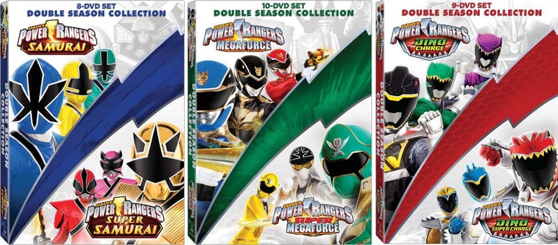Power Rangers Double Collection DVD Sets Announced