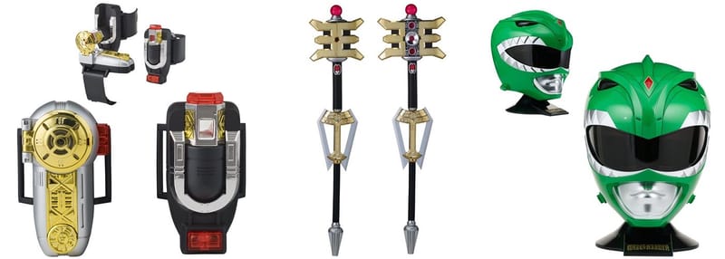Official Images: Power Rangers Legacy Zeonizer, Gold Power Staff, & Green Ranger Helmet