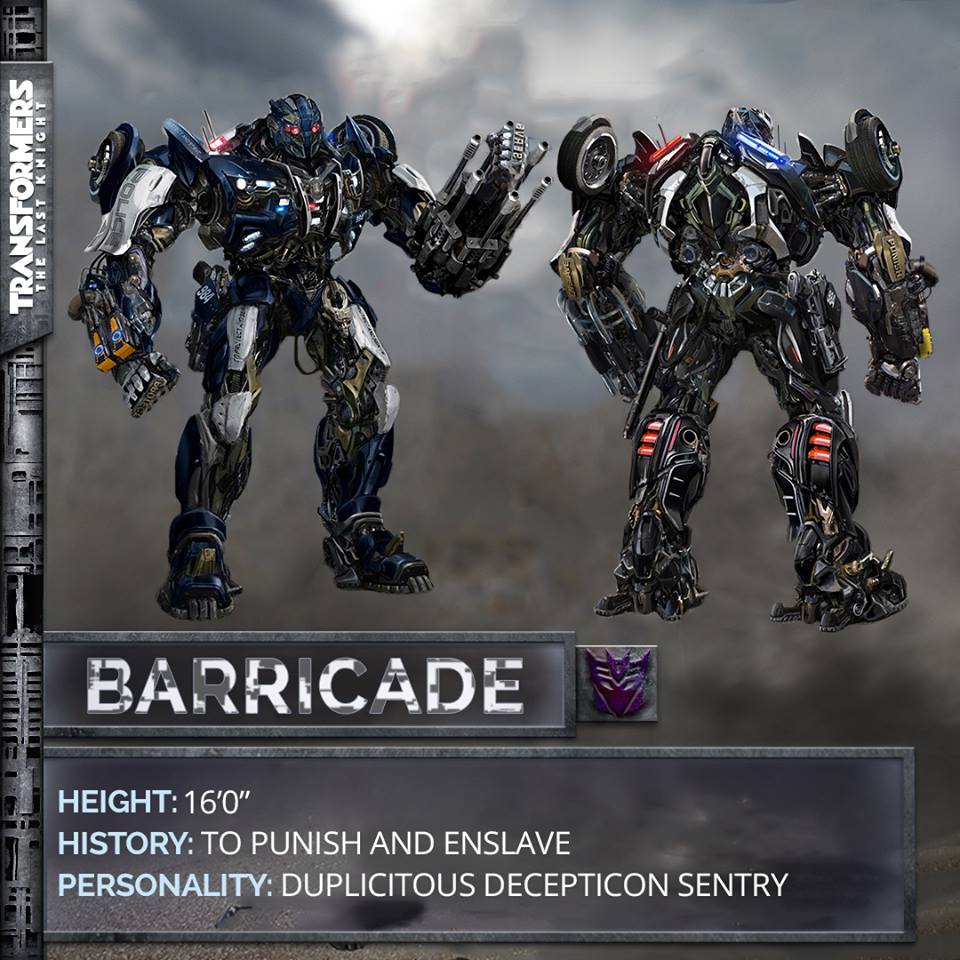 Transformers 5 The Last Knight Barricade