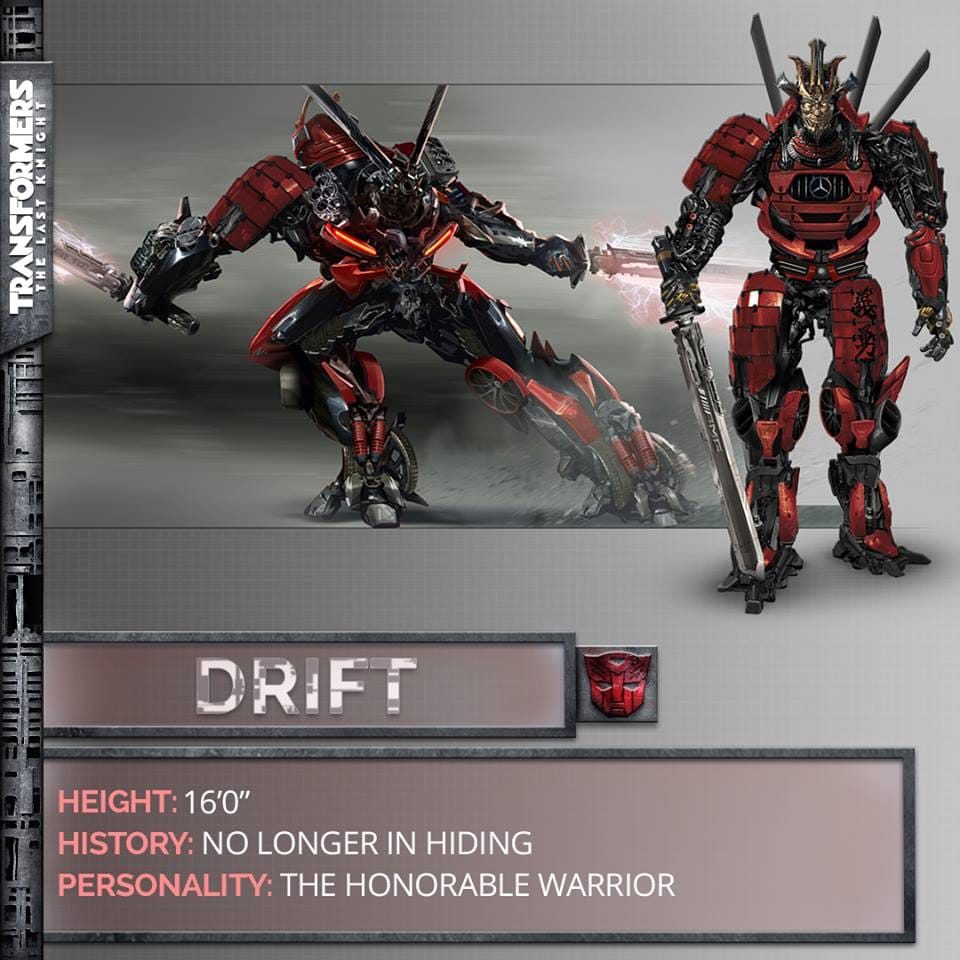 Transformers 5 The Last Knight Drift