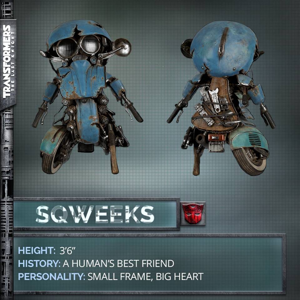Transformers 5 The Last Knight Sqweeks